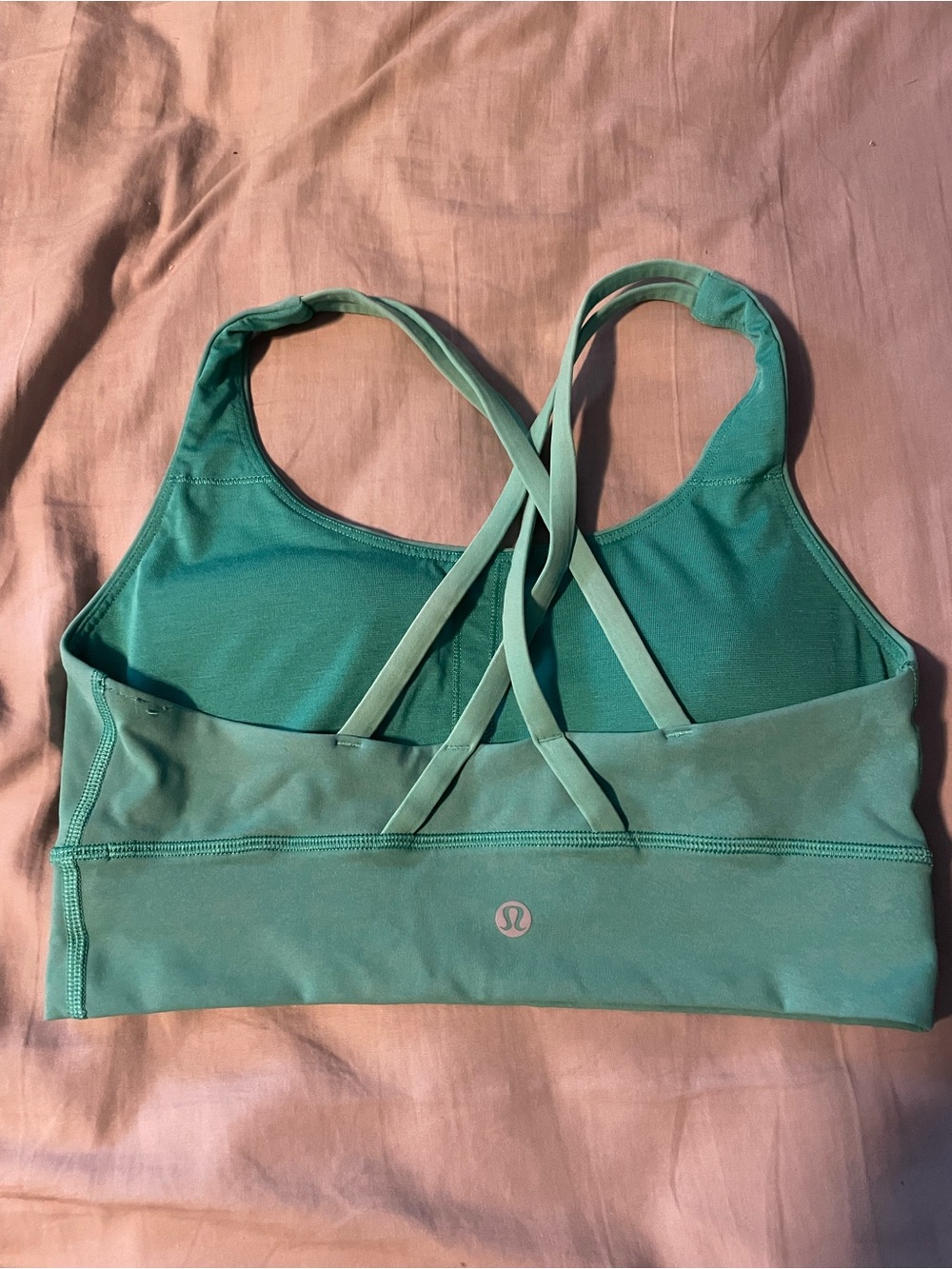 lululemon athletica Teal Green Strappy Sports Bra